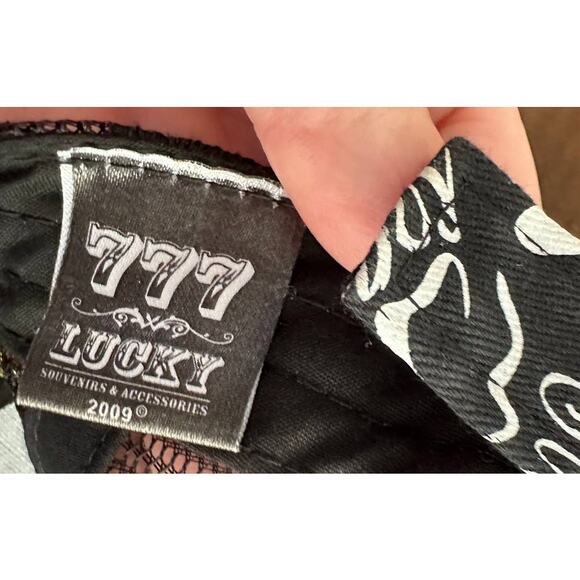 Outer Banks Baseball Cap 777 Lucky Hook Loop Closure - Picture 3 of 7